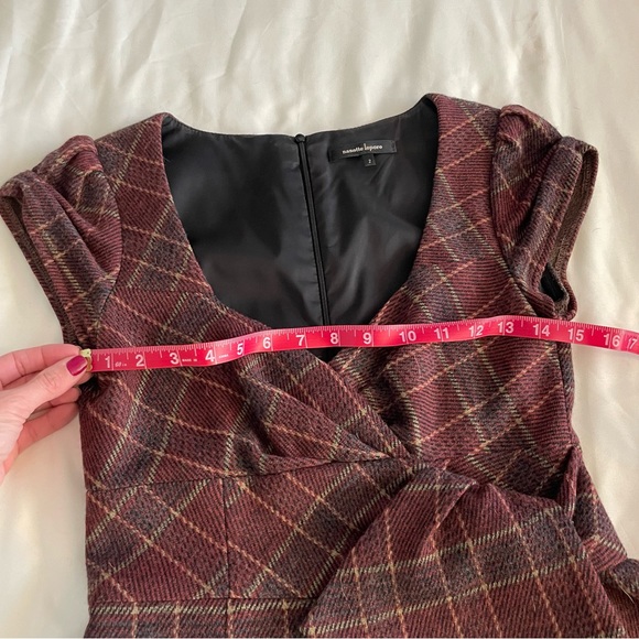 Nanette Lepore Plaid Wool Dress - Picture 9 of 10